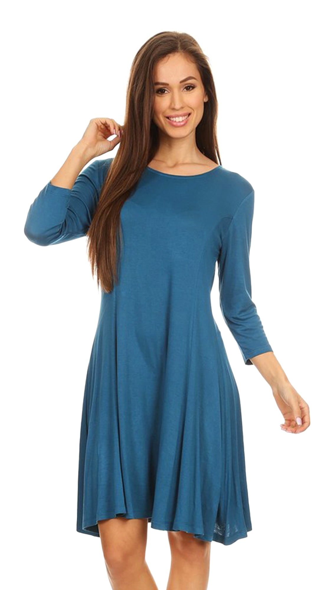 long swing dress