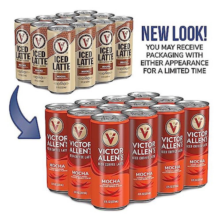 Victor Allen's Coffee Mocha Latte Ready to Drink, 12 Pack - 8oz