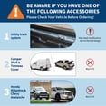 thumbnail image 6 of Danolapsi Universal Steel Truck Ladder Rack, 1000 Lbs Capacity Adjustable Pickup Bed Rack, 52"-82" Crossbar for Kayak, Lumber, Ladder, Rooftop Tent, Surfboard, No-Drill Heavy Duty Rack for Trucks, 6 of 9