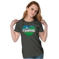 thumbnail image 3 of Nature Camping Hike Outdoor Adventure Womens Slim Fit Graphic Tee Brisco Brands S, 3 of 4