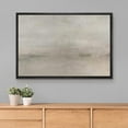 thumbnail image 2 of PixonSign Framed Canvas Print Wall Art Pastel Gray Watercolor Sky Landscape Abstract Shapes Illustrations Modern Art Decorative Minimal Relax/Calm for Living Room, Bedroom, Office - 24"x36" Black, 2 of 5