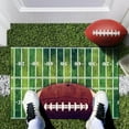 LYTiang Sports Area Carpets Retro Football Field And Rugby Floor Mats Non Door Mats Living Room
