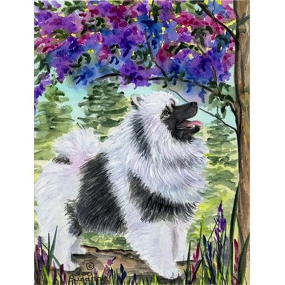 Keeshond Flag Canvas - House Size