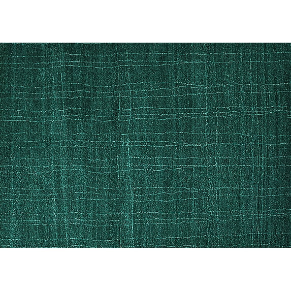 Ahgly Company Machine Washable Indoor Rectangle Oriental Turquoise Blue Industrial Area Rugs, 8' x 12'