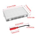 thumbnail image 1 of Peahefy Qii Lu 240Pcs 12 Sizes Car Rivet Trim Clips Body Retainers Plastic Moulding Rivet Kit With Box, 1 of 8
