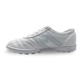 thumbnail image 3 of Manriquez Botines fútbol piel tachones turf suela hule césped artificial blanco, 3 of 5