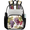 Multicolor 2, variant on Sugar Skeleton Clear Backpack for Stadium Events, Transparent Backpacks See Through Plastic Bag for Concerts & Work, Day of the Dead Skulls