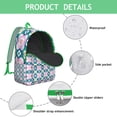 thumbnail image 3 of Botanical Illustration Backpack - Artistic Waterproof School Bag with Scientific Flower Drawing, 3 of 5