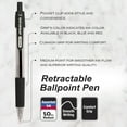 thumbnail image 3 of BAZIC Spencer Assorted Color Retractable Pens, Soft Grip 1.0 mm (5/Pack), 1-Pack, 3 of 7