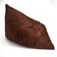 thumbnail image 2 of AJD Home Chocolate Big Bean Bag Lounger Adult Size with Filler Included, 2 of 2