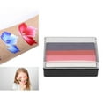 thumbnail image 1 of Split Cake Palette, 4 Color Split Cake Palette Kid Adult Water Activated Makeup Face Body Paint For Cosplay  30g, 1 of 8
