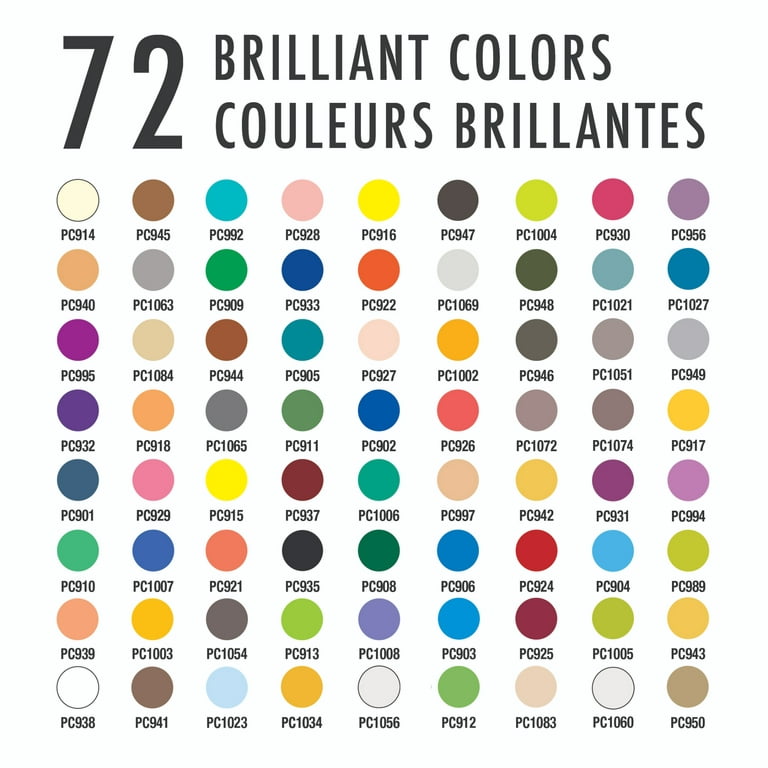 Prismacolor Premier Soft Core Colored Set of 72 Pencils Drawing