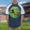 thumbnail image 2 of Men's 2026 Fan Soccer Collection, Patriotic Football Breathable Sportswear XXS-6XL, 2 of 4