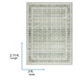 thumbnail image 6 of Livabliss x Our PNW Home Rainier Updated Traditional Washable Area Rug, 2' x 2'11", Green, 6 of 11