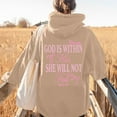 thumbnail image 4 of XINXIAOO Hoodies for Women Long Sleeve Womens Pullover Hoodie Graphic Hoodie Khaki Sweater Womens Fall Clothing Preppy Teen Clothes, 4 of 4