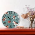 thumbnail image 2 of Horses Christmas Gift 10 inch Wall Clocks Non Ticking Easy to Read Battery Decorative for Home Bathroom Kitchen Bedroom Living Room, 2 of 8