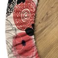thumbnail image 5 of Ambesonne Floral Fitted Round Tablecloth, Circled Abstract, 40"- 44" Diameter, Pink and Black, 5 of 5