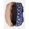 thumbnail image 4 of Madden NYC Women's Dome Backpack with Chain Accent, Navy Daisy, 4 of 5
