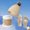Beige, variant on Cute Winter Set Bright Color Knit Hat Scarf Gloves Adds Fun to Winter Days Scarf a Hat Gloves