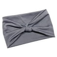 thumbnail image 2 of Diadema elástica jinwen para mujer para deportes correr gris Banda para el cabello con banda ancha para la cabeza, 2 of 8