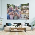 thumbnail image 4 of FREEAMG Custom Tapestries Wall Art Hanging Tapestry Personalized Tapestry Bedding Aesthetic Tapestries for Bedroom Living Room Dorm Home Wall Decor 60" x 51" Horizontal Collage 4 Photos, 4 of 7