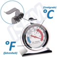 thumbnail image 2 of Kitchen Refrigerator Thermometer Cooling Thermometer 1 Piece Of Stainless Steel For Checking The Fridge And Freezer (1 Pack), 2 of 6
