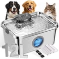 thumbnail image 1 of Fuente de Agua para Perros Ficuswin Acero Inoxidable 12L/406oz, 1 of 8
