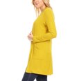 thumbnail image 3 of Women's Casual Long Sleeve Open Cardigan with Side Pockets, 3 of 5