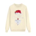 thumbnail image 4 of Fiaer Christmas Family Sweatshirts Matching Funny Graphic Plus Size Xmas Pullover Long Sleeve Crew Neck Loose Fit Fashion Holiday Tops Kid XL, 4 of 4