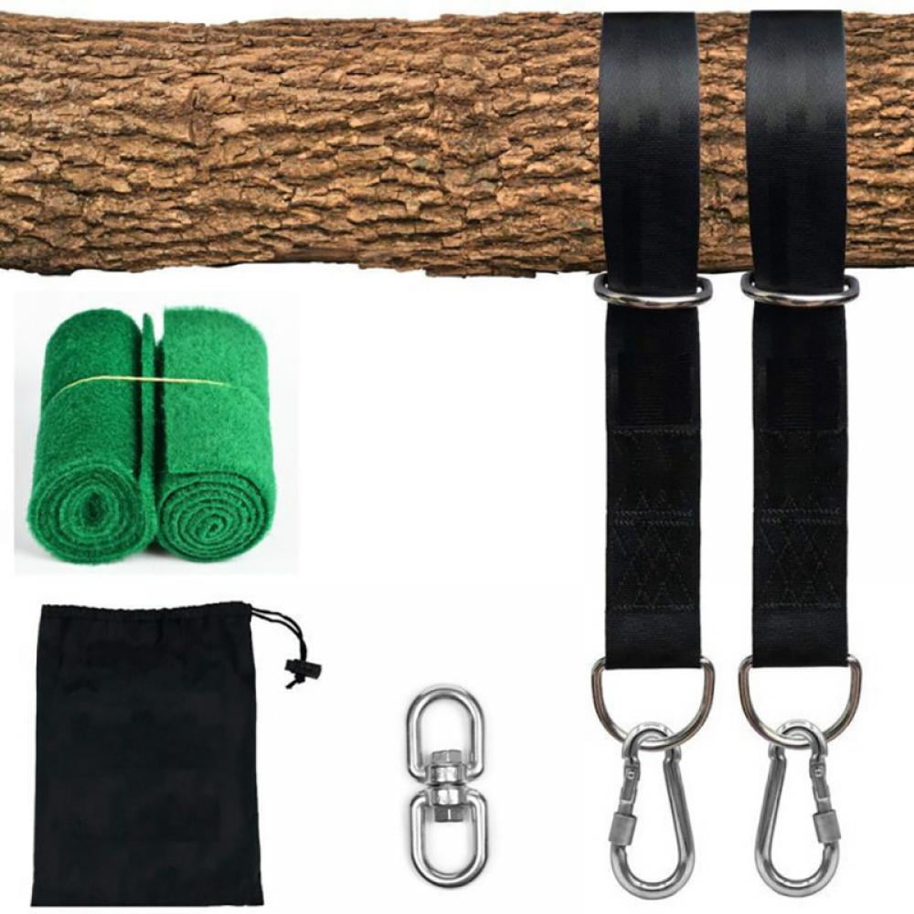 4000 Lbs Holds 2000 lbs 5ft Long Straps Black Tree Swing Hanging Straps Kit 