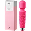 thumbnail image 1 of USB Rechargeable Powerful Wand Massager for Women Waterproof Personal Massager with 8 Speeds 20 Vibration Modes Handheld Cordless, 1 of 5