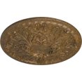 thumbnail image 3 of Ekena Millwork 26"OD x 3"P Tristan Ceiling Medallion (Fits Canopies up to 5 1/2"), Hand-Painted Rubbed Bronze, 3 of 5
