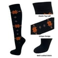 thumbnail image 2 of Womens Casual Knee High Socks Patterned Colors Fashion Socks (Winter, 6 Pairs), 9-11, 2 of 3