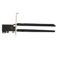 thumbnail image 3 of WiFi  Card, PCIE WiFi Card 2.4Ghz 5Ghz 1800Mbps With 2 Antenna For Gaming, 3 of 8