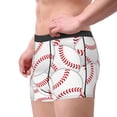 thumbnail image 4 of Kll Baseballs Men'S Cotton Boxer Briefs Underwear-X-Large, 4 of 9