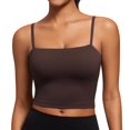 thumbnail image 1 of Top deportivo Butterluxe Crop Cami CRZ YOGA con copas ajustables Marrón XL, 1 of 4