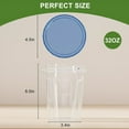 thumbnail image 7 of Reusable Freezer Storage Container Sets with Airtight Twist Top Lid, Round BPA-Free Plastic Containers with Lids for Kitchen Meal Prep, Microwave, Dishwasher and Freezer Safe, 7 of 7
