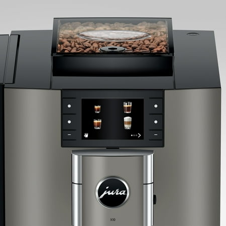 Jura - X10 Automatic Coffee Machine - Dark Inox