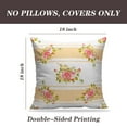 thumbnail image 2 of LALILO Throw Pillow Covers Floral With Roses Accent Art Artwork Beautiful Cushion Cover 18" x 18", 2 Pack, 2 of 6
