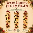 thumbnail image 6 of Glowing Christmas Door Hanger 6 Festive Lighted Designs Vertical Display, 6 of 9
