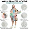 thumbnail image 5 of Wearable Oversized Blanket,Cartoon Dog Wearable Blanket Hoodie for Adults,Cozy Hooded Blankets with Super Pockets,Super Warm Fuzzy Pullover for Women & Men, 5 of 6