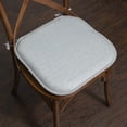 thumbnail image 5 of Sweet Home Collection Cameron Memory Foam Non-Slip Chair Pad Beige/Brown Set of 6, 5 of 5