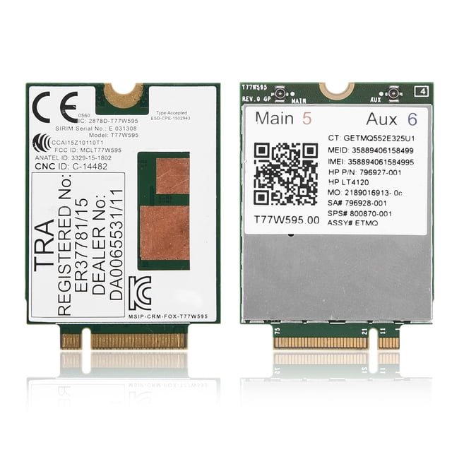 Módulo wwan para elitebook, módulo t77w595 módem wifi módulo wwan de alta velocidad para, para lt4120