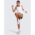 thumbnail image 3 of Musculosa CRZ YOGA Racerback Ligera Blanca XS, 3 of 4