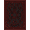 Red Black Gray, Pattern 2, variant on ODIKA 9'x12' Washable Area Rug Squares Contemporary Patchwork Interlocking Abstract Geometric Refined for Master Suite, California King, Under Bed, Non-Shedding, Easy Care