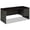 Mahogany/Charcoal, variant on HON Company HON38293RNS Right Pedestal Desk- 72in.x36in.x29-.50in.- Mahogany-Charcoal