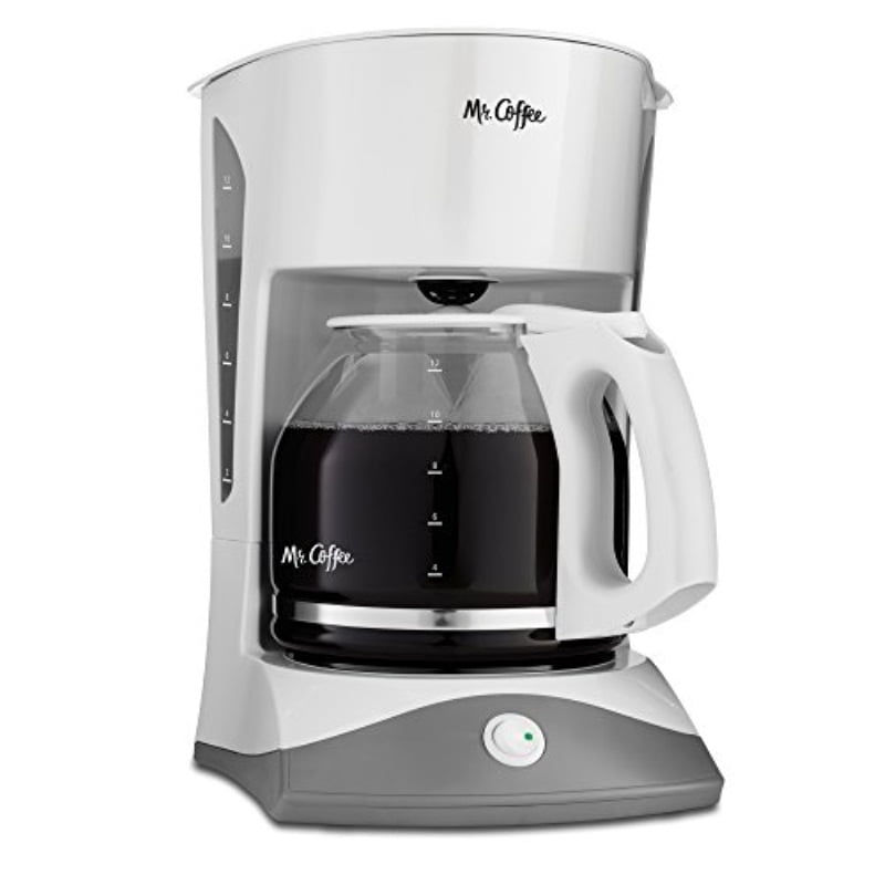 mr. coffee 12-cup manual coffee maker, white - Walmart.com