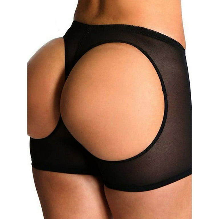 CenturyX Booty Lifter Panties Sexy Shapewear Underwear Women's Butt Lift  Shaper Butt Lifter With Tummy Control Black XL