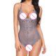 thumbnail image 5 of Gibobby Conjunto de lencería Sexy Conjunto de Lencería Erótica Ropa Interior Sexy para Mujer, Camisón de Una Pieza con Tanga, Ropa de Dormir para Mujer(Gris, XXG), 5 of 5