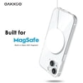 thumbnail image 4 of for iPhone 14 Case Clear Magnetic Compatible with Magsafe, Thin Slim Transparent Non Yellowing, Hybird Soft Silicone Bumper & Hard Plastic Protective Cover for Women, Clear, 4 of 13